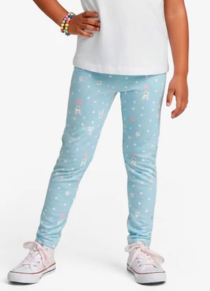 Select - Legging Infantil em Cotton Azul - SELECT