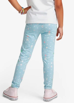 Select - Legging Infantil em Cotton Azul - SELECT