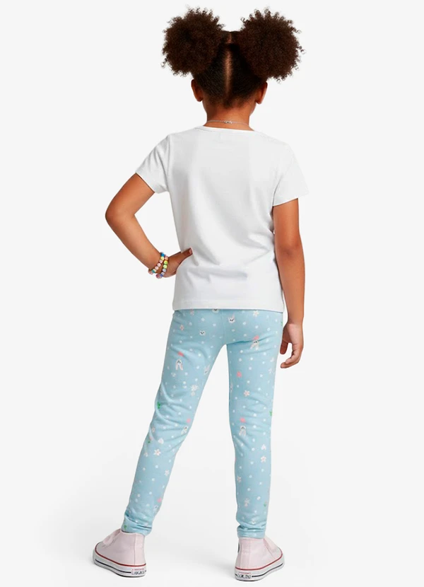 Select - Legging Infantil em Cotton Azul 4