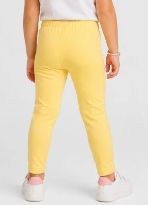 Select - Legging Infantil em Cotton Leve Amarelo - SELECT