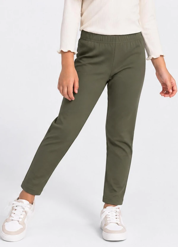 Select - Legging Infantil em Cotton Leve Verde