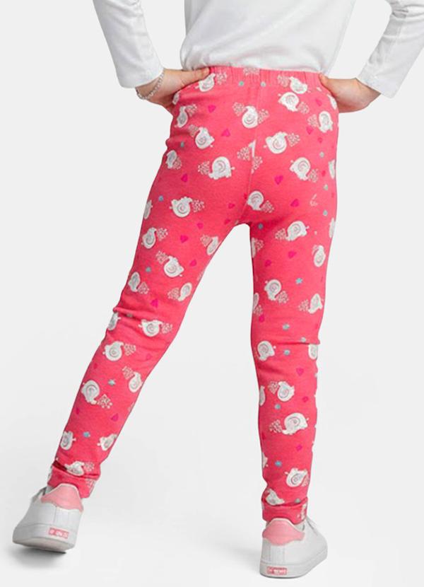 Select - Legging Infantil em Cotton Rosa 2
