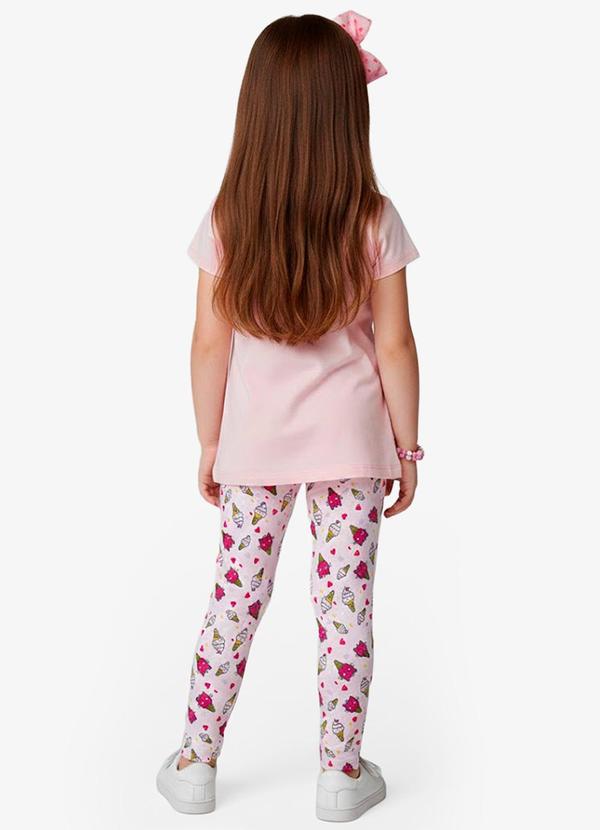 Select - Legging Infantil em Cotton Rosa 4