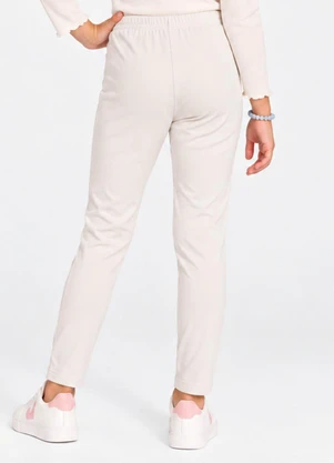Select - Legging Infantil em Malha Suedine Bege - SELECT
