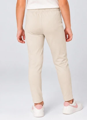 Select - Legging Infantil em Malha Suedine Bege - SELECT
