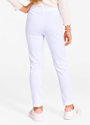 Select - Legging Infantil em Malha Suedine Branco - SELECT