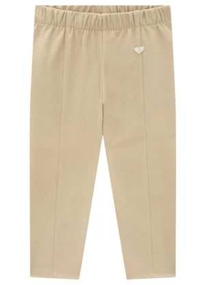 Marlan - Legging Infantil em Molecotton Jeans Bege - MARLAN