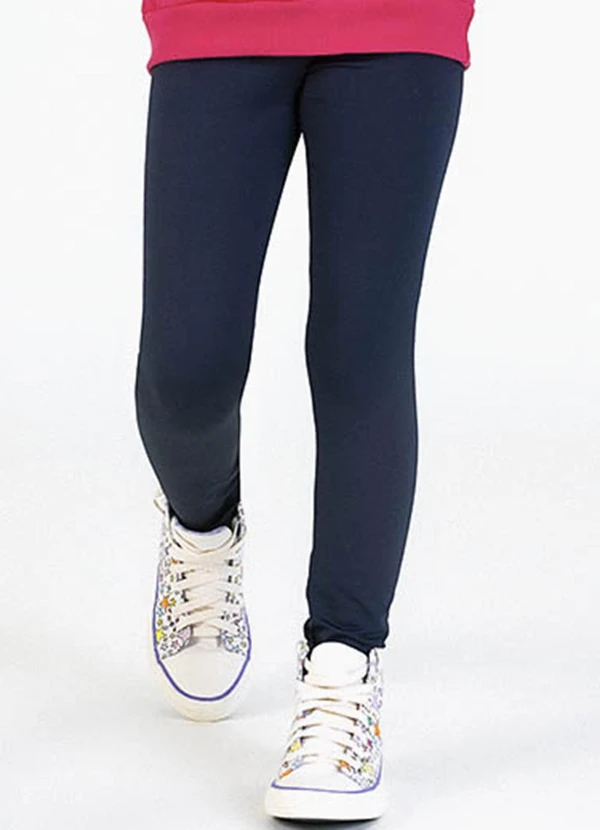 Soft Bonni - Legging Infantil em Thermo Azul