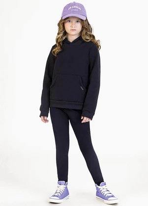 Soft Bonni - Legging Infantil em Thermo Preto - SOFT BONNI