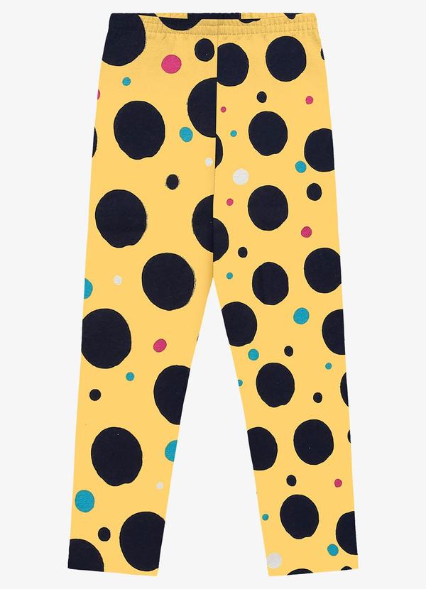 Rovi Kids - Legging Infantil Estampada Amarelo