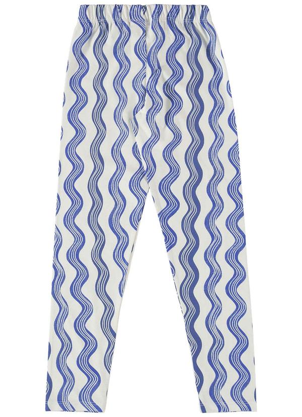 Bee Loop - Legging Infantil Estampada Azul 2