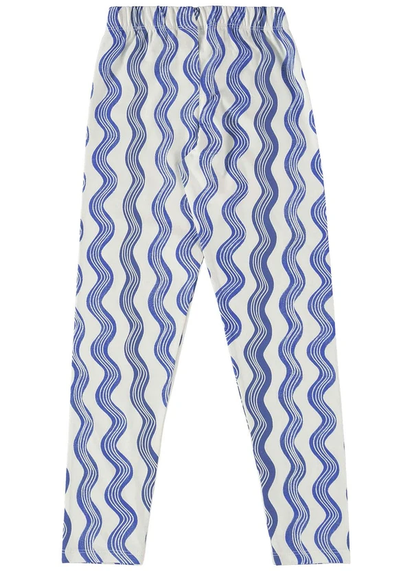Bee Loop - Legging Infantil Estampada Azul 2