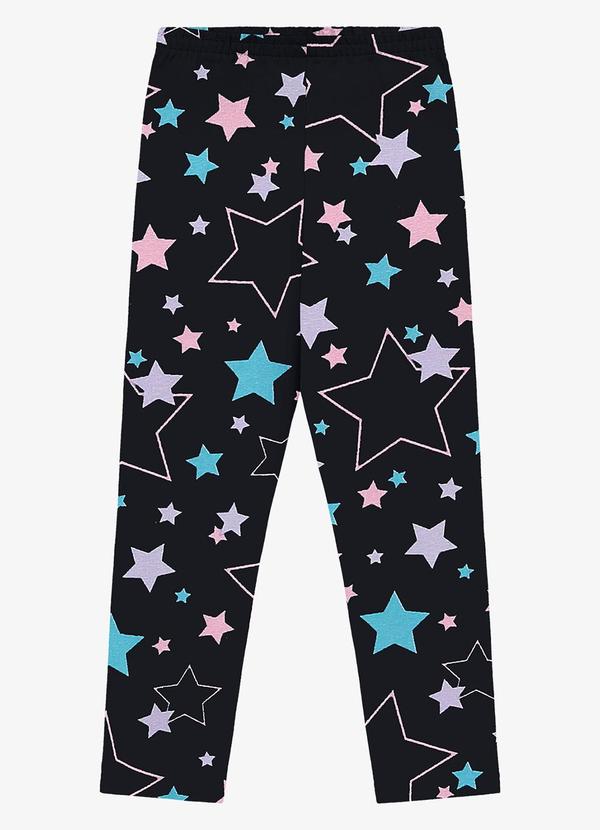 Rovi Kids - Legging Infantil Estampada Preto