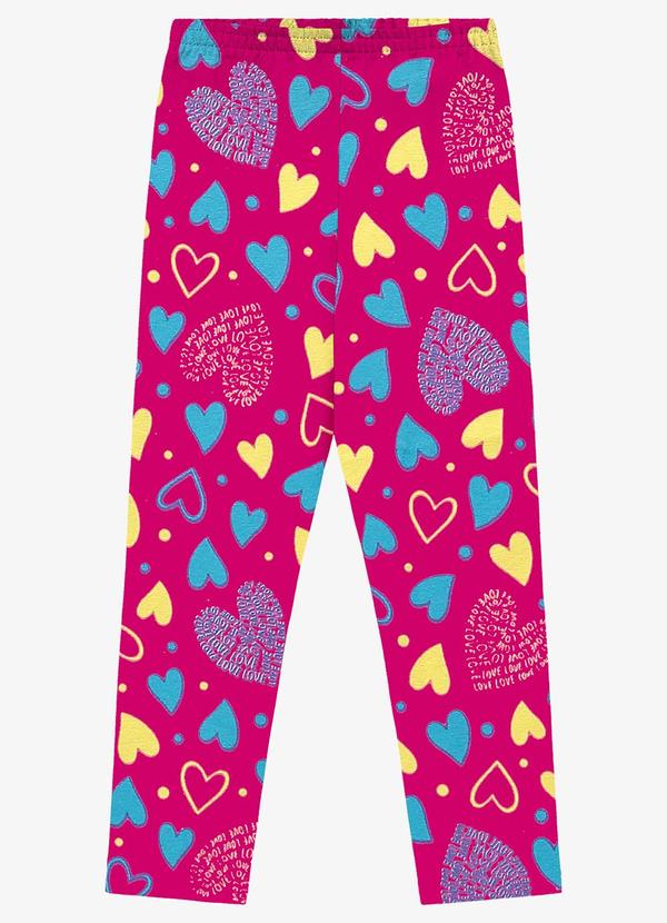 Rovi Kids - Legging Infantil Estampada Rosa