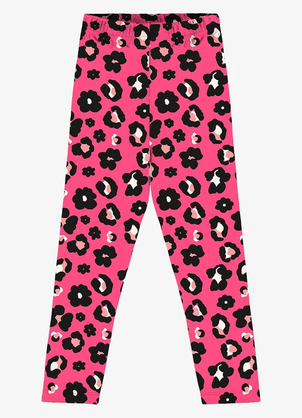 Rovi Kids - Legging Infantil Estampada Rosa
