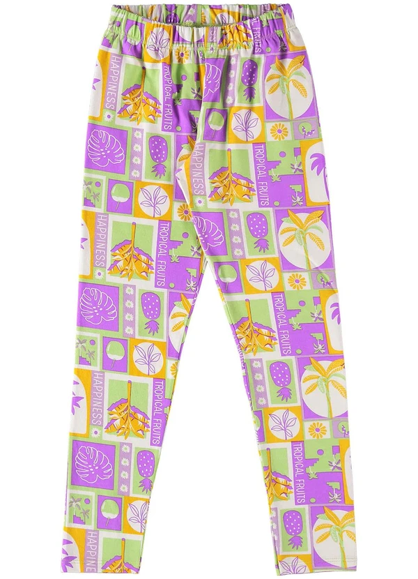 Bee Loop - Legging Infantil Estampada Roxo 3