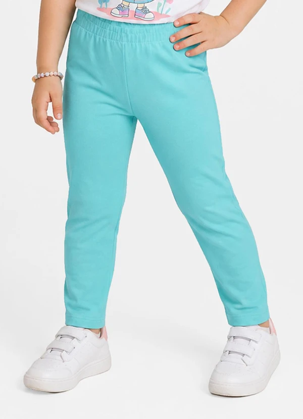 Select - Legging Infantil Feminina Azul