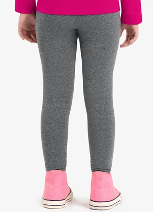 Rovi Kids - Legging Infantil Menina Básico Cinza - ROVI KIDS