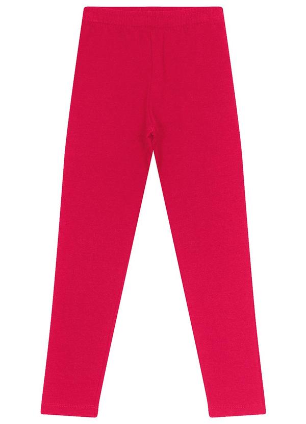 Rovi Kids - Legging Infantil Feminina Básico Vermelho