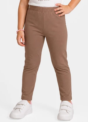 Select - Legging Infantil Feminina Bege - SELECT