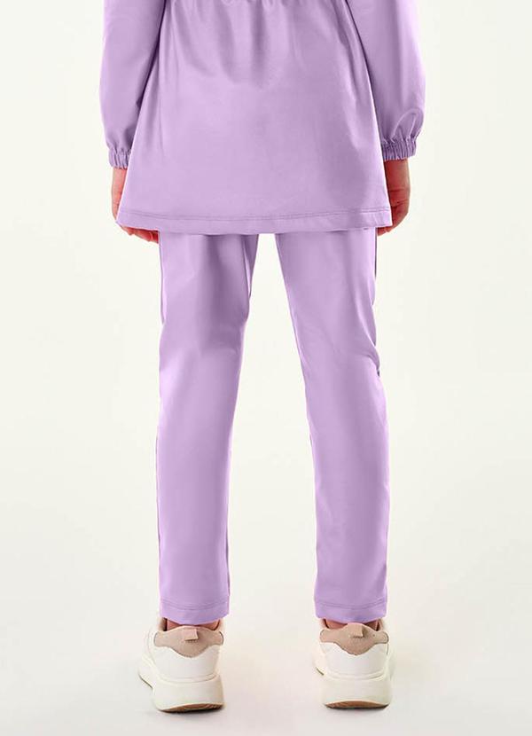 Trick Nick - Legging Infantil Feminina Cirré Roxo 2
