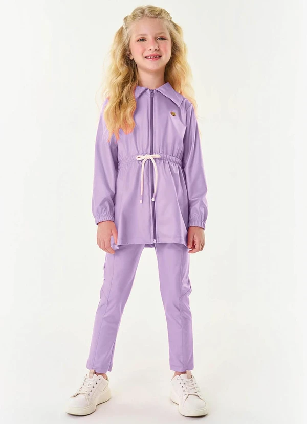 Trick Nick - Legging Infantil Feminina Cirré Roxo 3