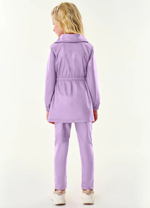 Trick Nick - Legging Infantil Feminina Cirré Roxo 4