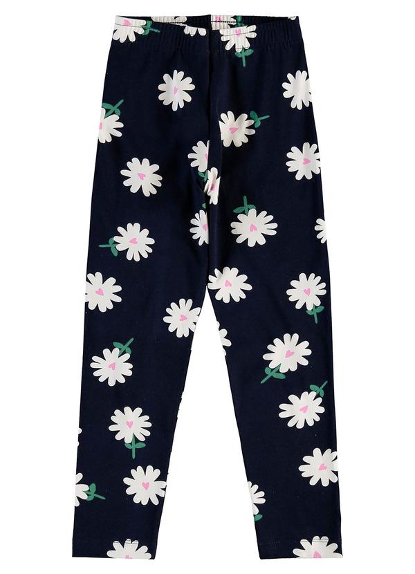 Rovi Kids - Legging Infantil Feminina Cotton Azul