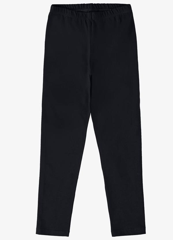 Rovi Kids - Legging Infantil Feminina Cotton Preto
