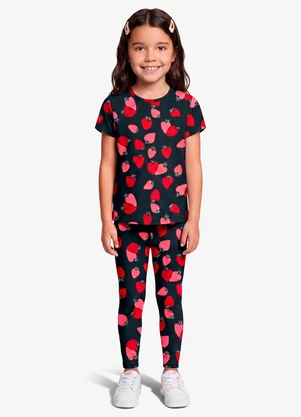 Rovi Kids - Legging Infantil Feminina em Cotton Leve Azul - ROVI KIDS