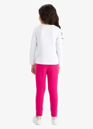 Rovi Kids - Legging Infantil Feminina Molecotton Rosa - ROVI KIDS