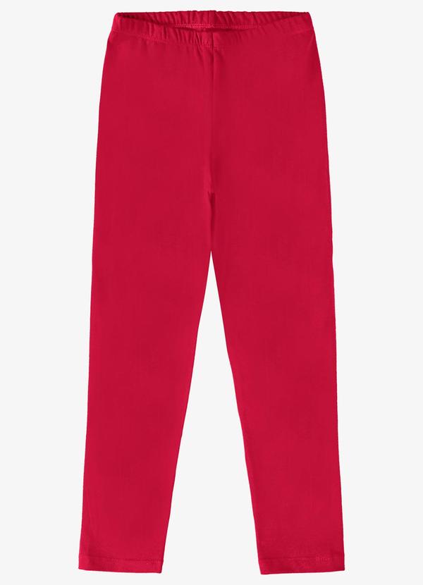 Rovi Kids - Legging Infantil Feminina Molecotton Vermelho