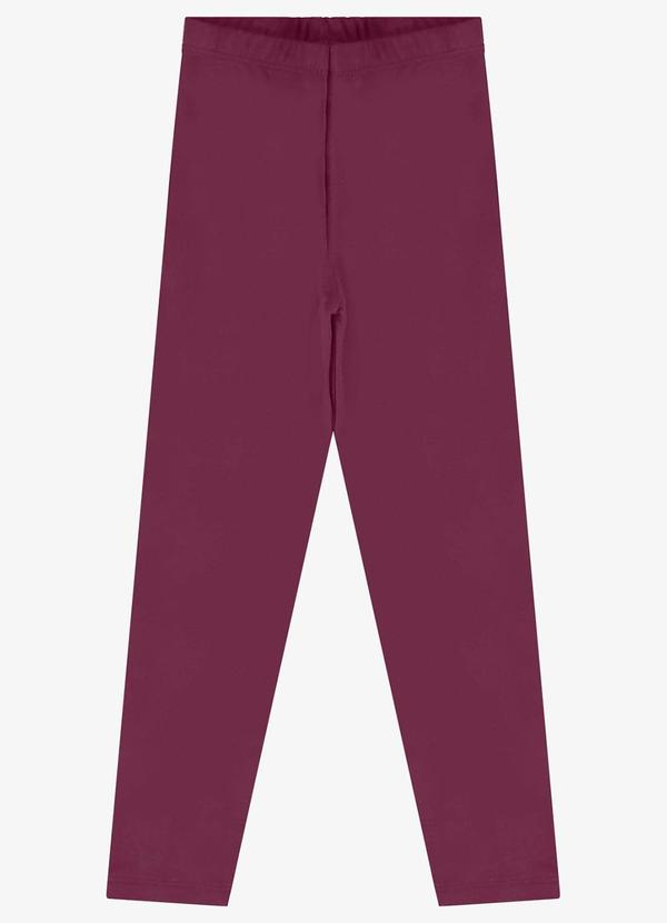 Rovi Kids - Legging Infantil Feminina Molecotton Vermelho 1