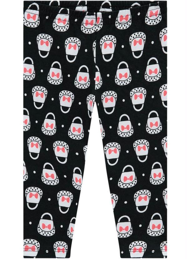 Kyly - Legging Infantil Feminina Preto 1