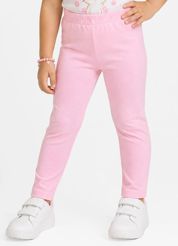 Select - Legging Infantil Feminina Rosa