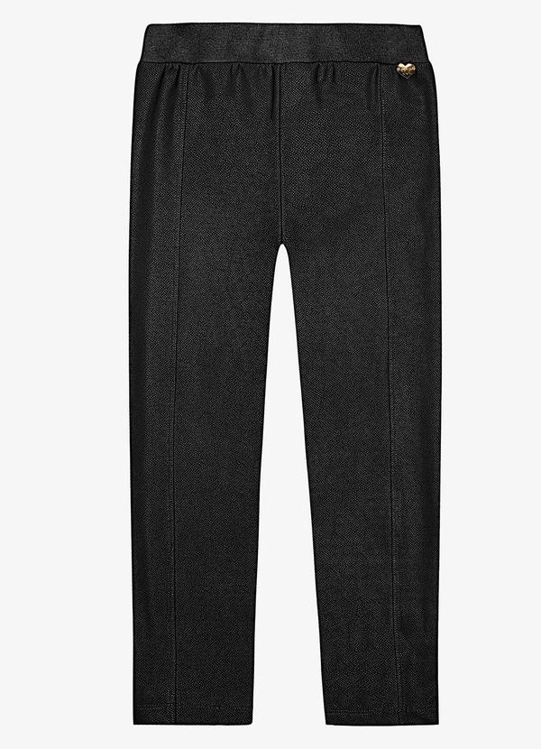 Trick Nick - Legging Infantil Feminina Suede Preto