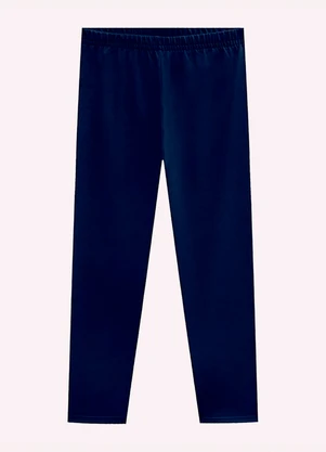 Kyly - Legging Infantil Menina Básica Azul Marinho - KYLY