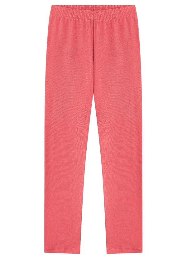 Marlan - Legging Infantil Menina Básica Rosa