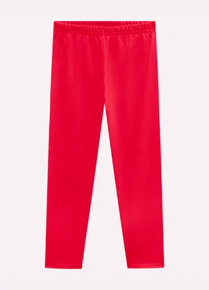 Kyly - Legging Infantil Menina Básica Vermelho - KYLY