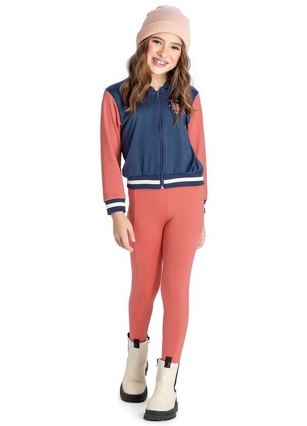 Elian - Legging Infantil Menina Lisa Laranja 2