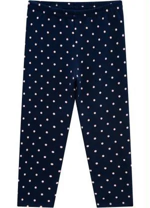 Milon - Legging Infantil Menina Marinho - MILON