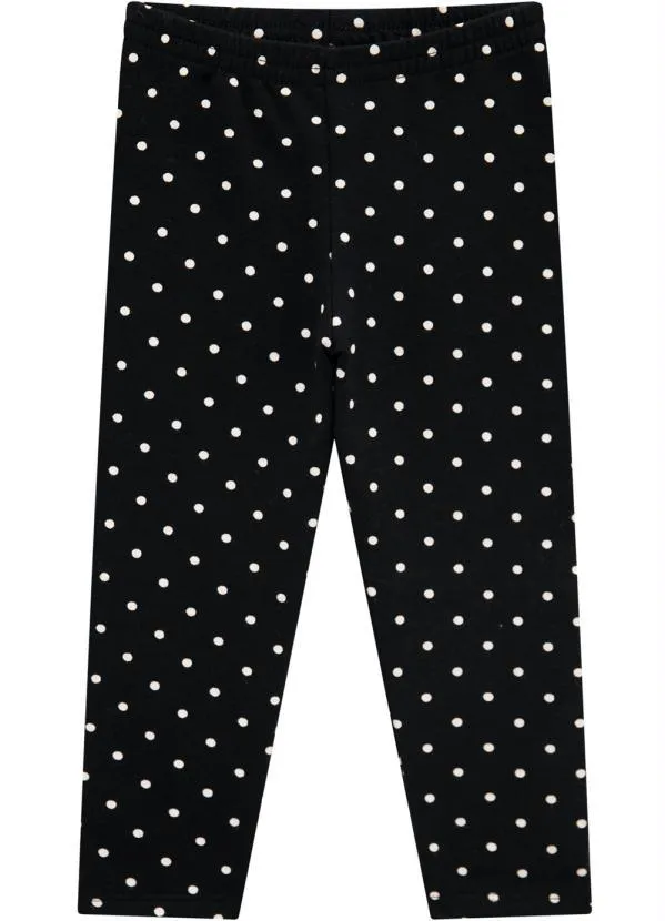 Milon - Legging Infantil Menina Preto