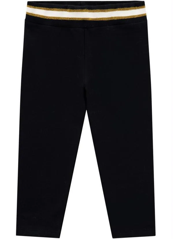 Milon - Legging Infantil Menina Preto