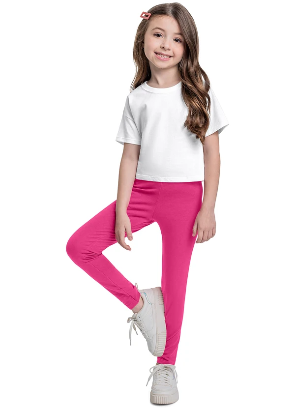 Bee Loop - Legging Infantil Menina Rosa 2