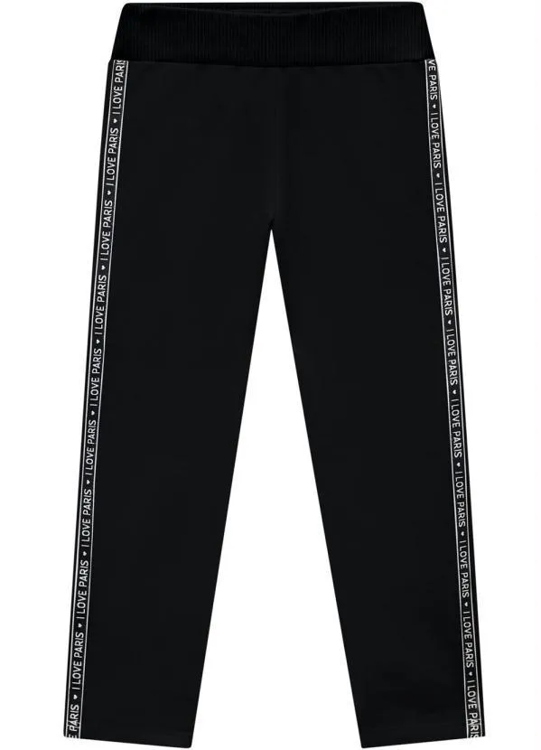 Milon - Legging Infantil Preto