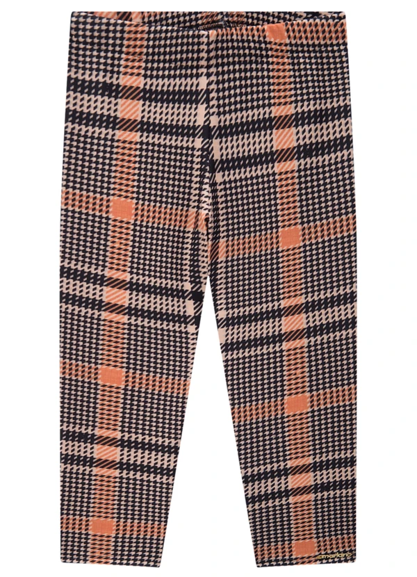 Marlan - Legging Infantil Princesa de Gales Preto