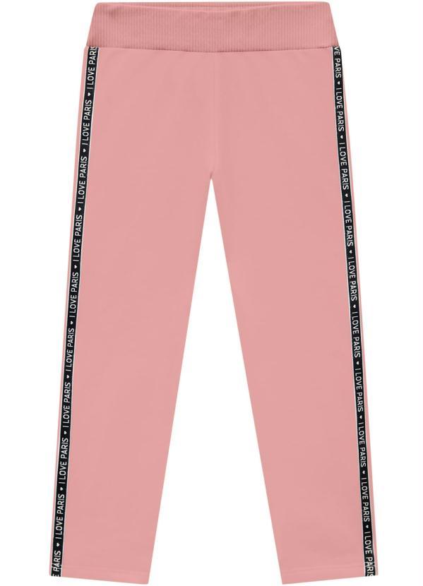 Milon - Legging Infantil Rosa