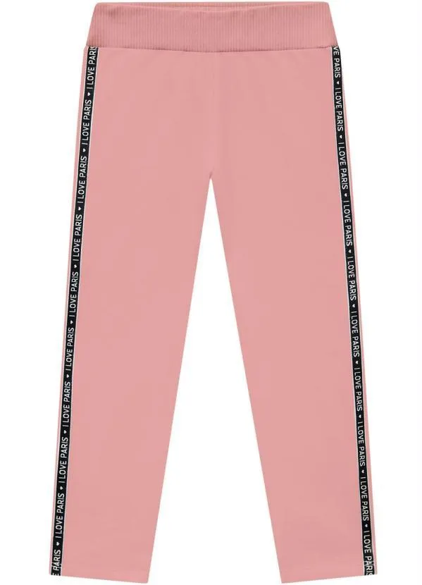 Milon - Legging Infantil Rosa