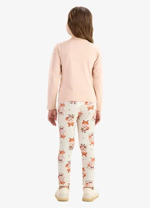 Rovi Kids - Legging Malha Soft Touch Bege - ROVI KIDS
