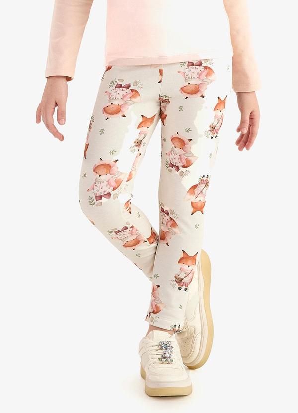 Rovi Kids - Legging Malha Soft Touch Bege